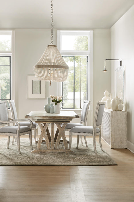 Boheme Colibri 88in Trestle Dining Table w/1-20in Leaf image