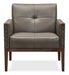 Carverdale Leather Club Chair w/Wood Frame - CC401-095 - Vicars Furniture (McAlester, OK)