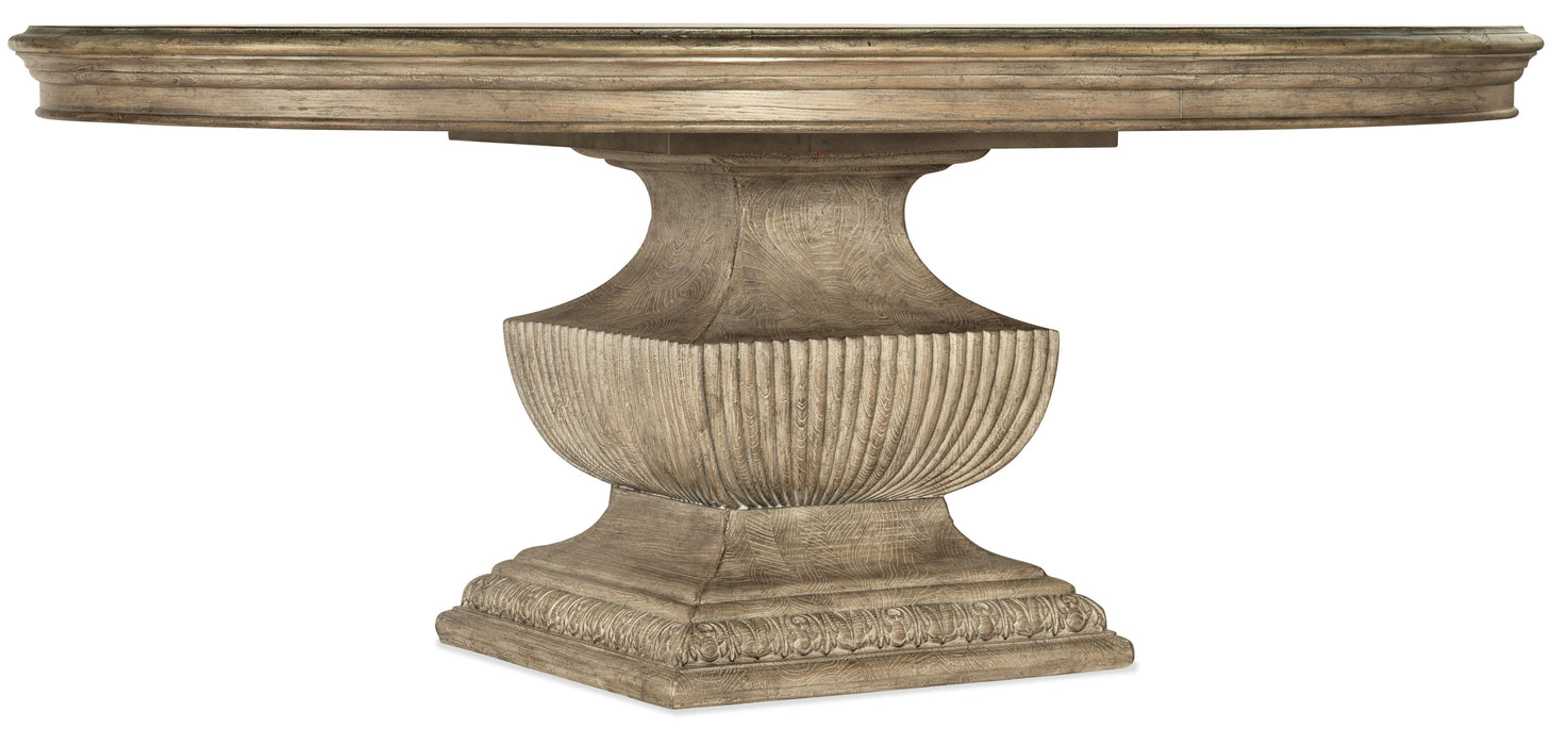 Castella 72in Round Urn Table - Vicars Furniture (McAlester, OK)