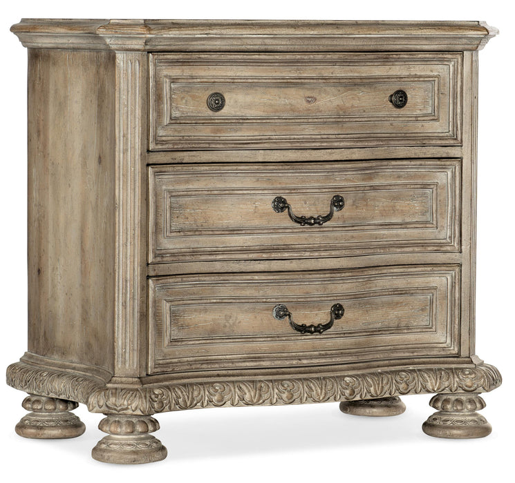 Castella Three Drawer Nightstand - Vicars Furniture (McAlester, OK)