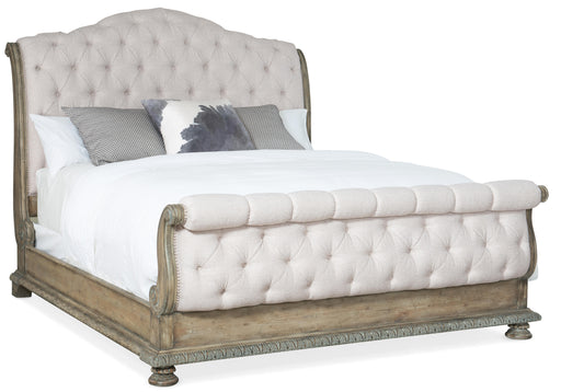 Castella California King Tufted Bed - Vicars Furniture (McAlester, OK)