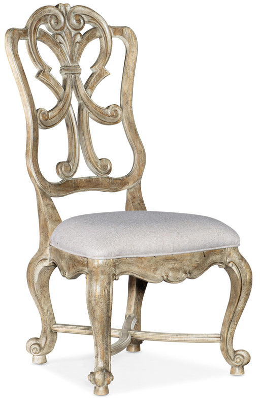 Castella Wood Back Side Chair - 2 per carton/price ea - Vicars Furniture (McAlester, OK)