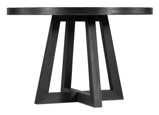 Chapman Shou Sugi Ban Petite Round Dining Table - Vicars Furniture (McAlester, OK)