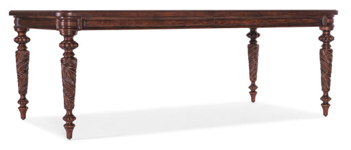 Charleston Leg Table w/1-24 in leaf - Vicars Furniture (McAlester, OK)