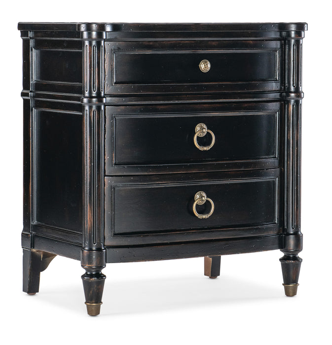 Charleston Three-Drawer Nightstand - 6750-90015-97 - Vicars Furniture (McAlester, OK)