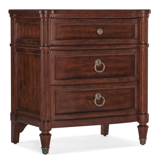 Charleston Three-Drawer Nightstand - 6750-90015-85 - Vicars Furniture (McAlester, OK)