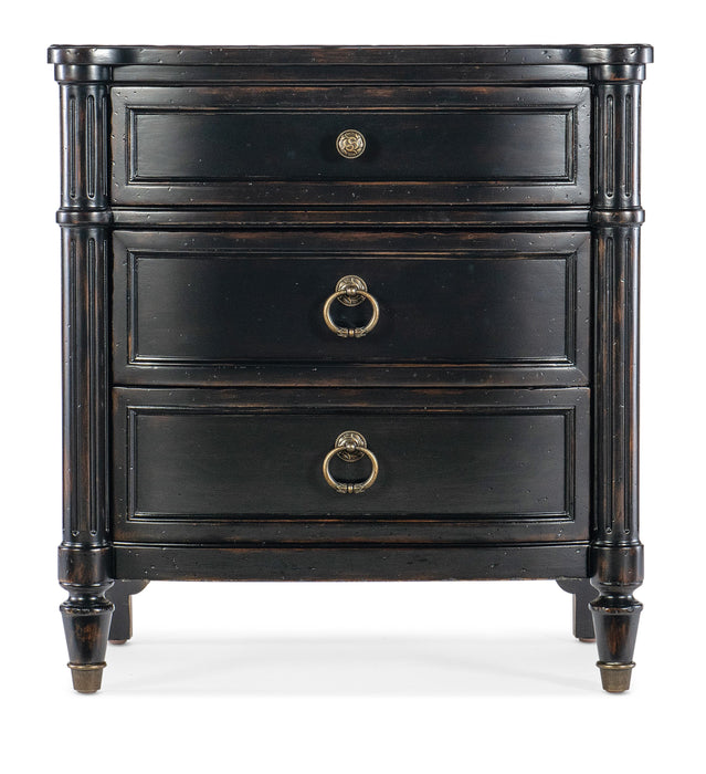 Charleston Three-Drawer Nightstand - 6750-90015-97 - Vicars Furniture (McAlester, OK)