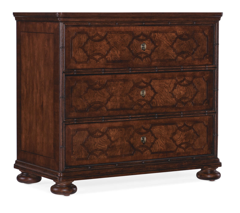 Charleston Three-Drawer Nightstand - 6750-90116-85 - Vicars Furniture (McAlester, OK)