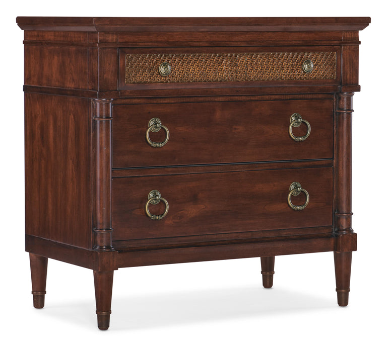 Charleston Three-Drawer Nightstand - 6750-90315-85 - Vicars Furniture (McAlester, OK)