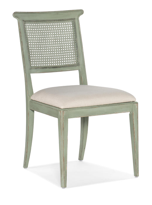 Charleston Upholstered Seat Side Chair-2 per carton/price ea - 6750-75410-32 - Vicars Furniture (McAlester, OK)