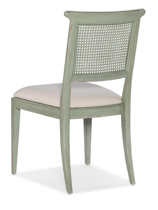 Charleston Upholstered Seat Side Chair-2 per carton/price ea - 6750-75410-32 - Vicars Furniture (McAlester, OK)