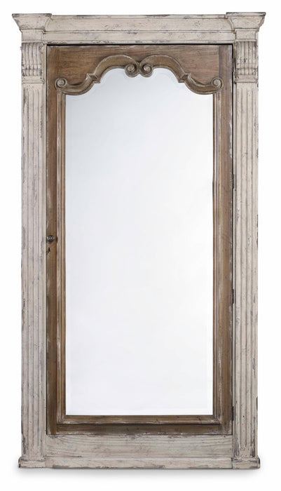 Chatelet Floor Mirror w/Jewelry Armoire Storage - Vicars Furniture (McAlester, OK)