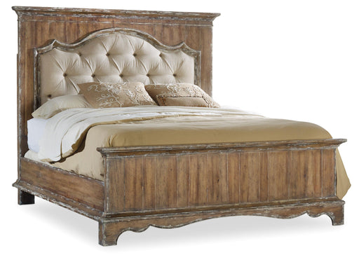 Chatelet California King Upholstered Mantle Panel Bed - Vicars Furniture (McAlester, OK)