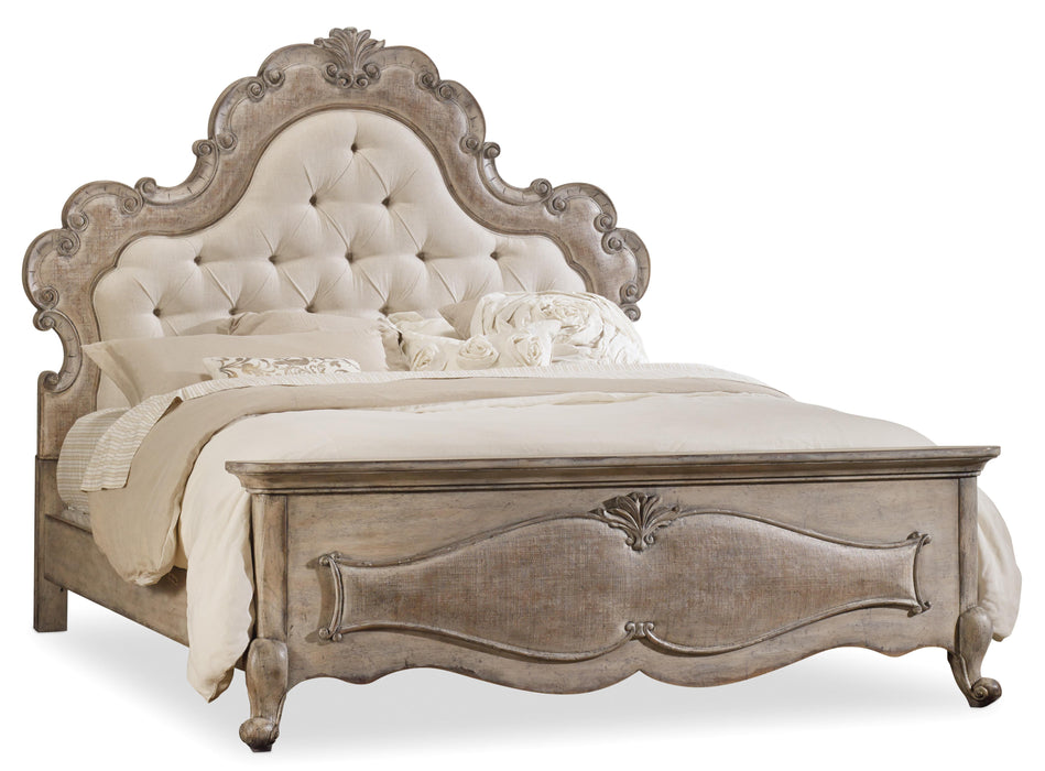 Chatelet King Upholstered Panel Bed - Vicars Furniture (McAlester, OK)