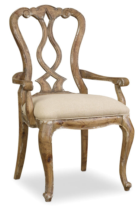 Chatelet Splatback Arm Chair - 2 per carton/price ea - 5300-75400 - Vicars Furniture (McAlester, OK)