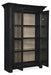 Ciao Bella Display Cabinet- Black - Vicars Furniture (McAlester, OK)