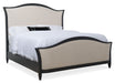 Ciao Bella Queen Upholstered Bed- Black - Vicars Furniture (McAlester, OK)