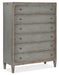 Ciao Bella Six-Drawer Chest- Speckled Gray - Vicars Furniture (McAlester, OK)