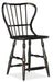 Ciao Bella Spindle Back Counter Stool-Black - Vicars Furniture (McAlester, OK)