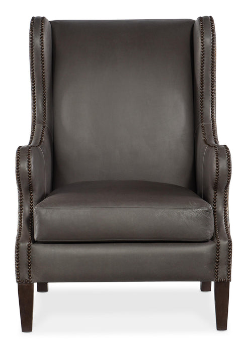 Club Chair w/ Faux Croc - Vicars Furniture (McAlester, OK)