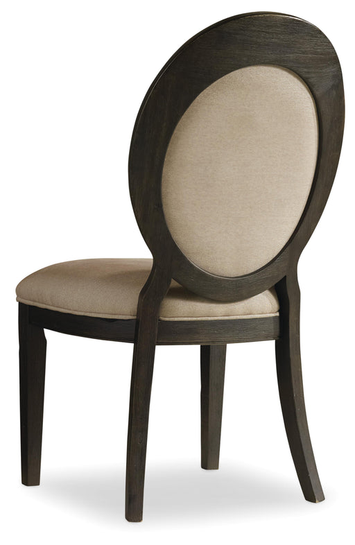 Corsica Oval Back Side Chair - 2 per carton/price ea - Vicars Furniture (McAlester, OK)