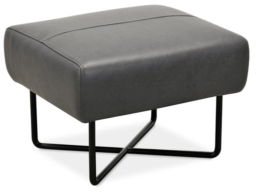 Efron Ottoman w/ Black Metal Base image