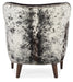 Kato Leather Club Chair w/ Salt Pepper HOH - Vicars Furniture (McAlester, OK)