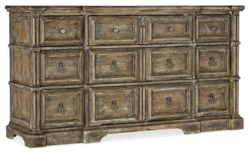 La Grange Rolling Hill Nine-Drawer Dresser - Vicars Furniture (McAlester, OK)