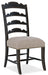 La Grange Twin Sisters Ladderback Side Chair - 2 per carton/price ea - Vicars Furniture (McAlester, OK)