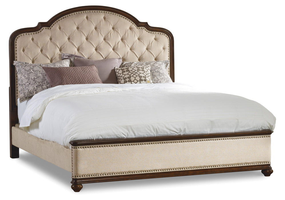 Leesburg Queen Upholstered Bed - Vicars Furniture (McAlester, OK)