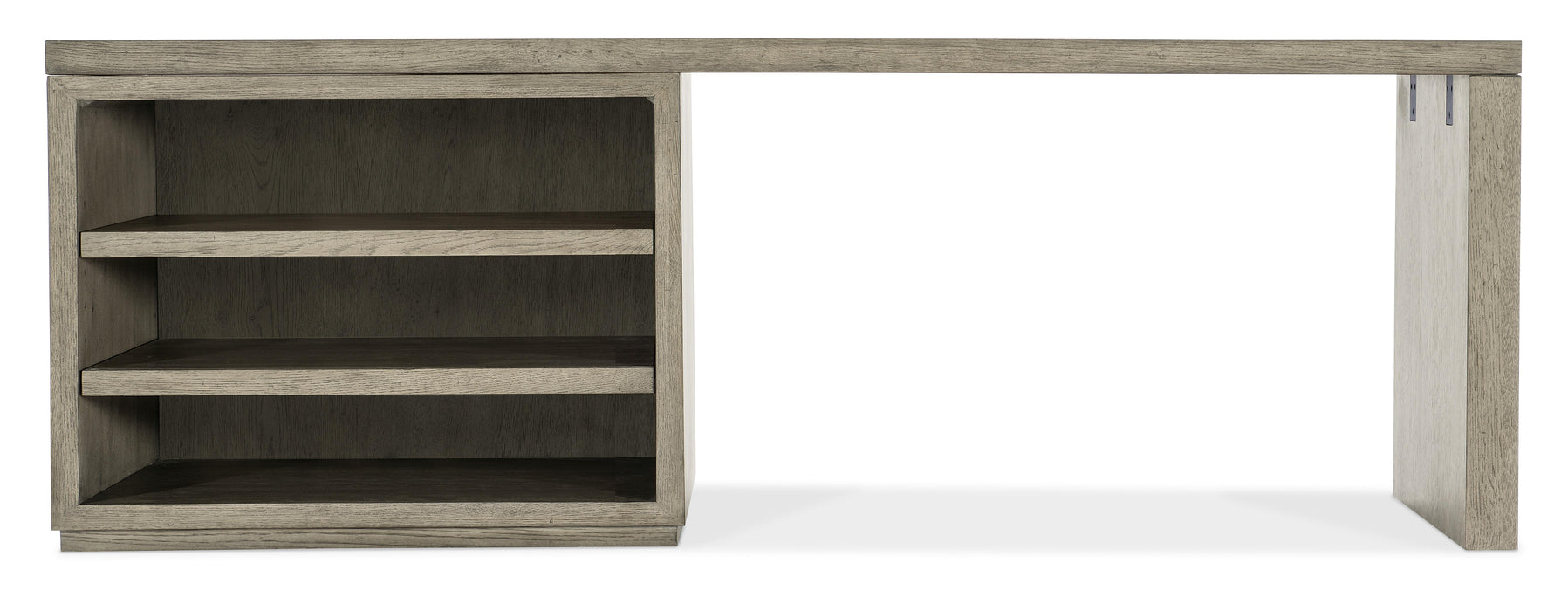 Linville Falls 84" Desk with Open Desk Cabinet - Vicars Furniture (McAlester, OK)