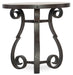 Luckenbach Metal and Stone End Table - Vicars Furniture (McAlester, OK)