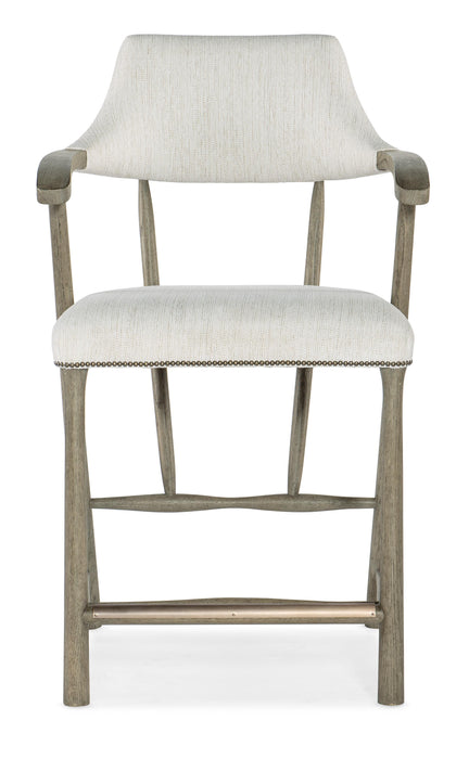 Linville Falls Stack Rock Counter Stool - 6150-75350-85 - Vicars Furniture (McAlester, OK)