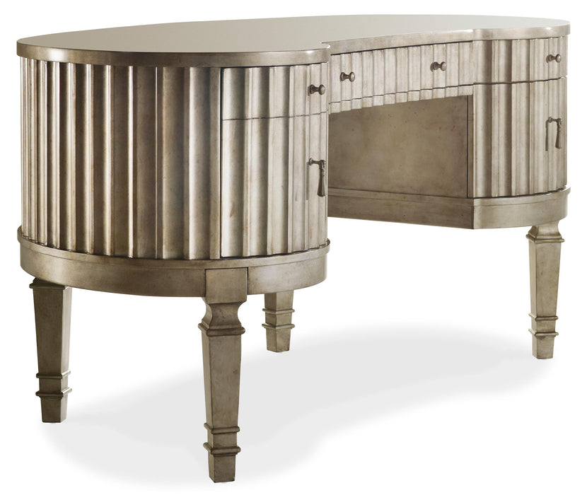 Melange Fluted Kidney Desk - Vicars Furniture (McAlester, OK)