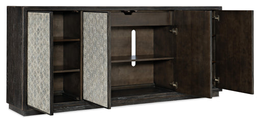 Melange Greystone Four-Door Credenza - Vicars Furniture (McAlester, OK)