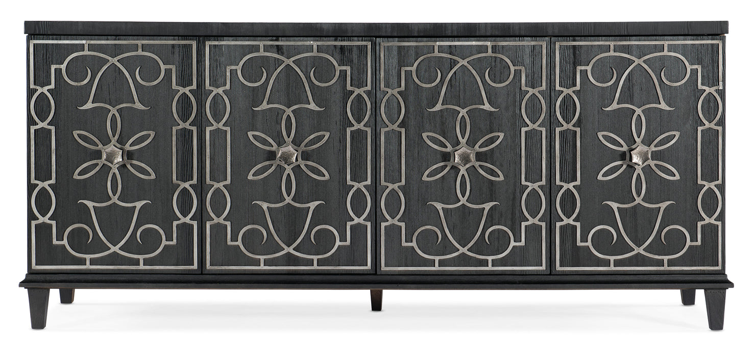 Melange Madeline Four Door Credenza - Vicars Furniture (McAlester, OK)