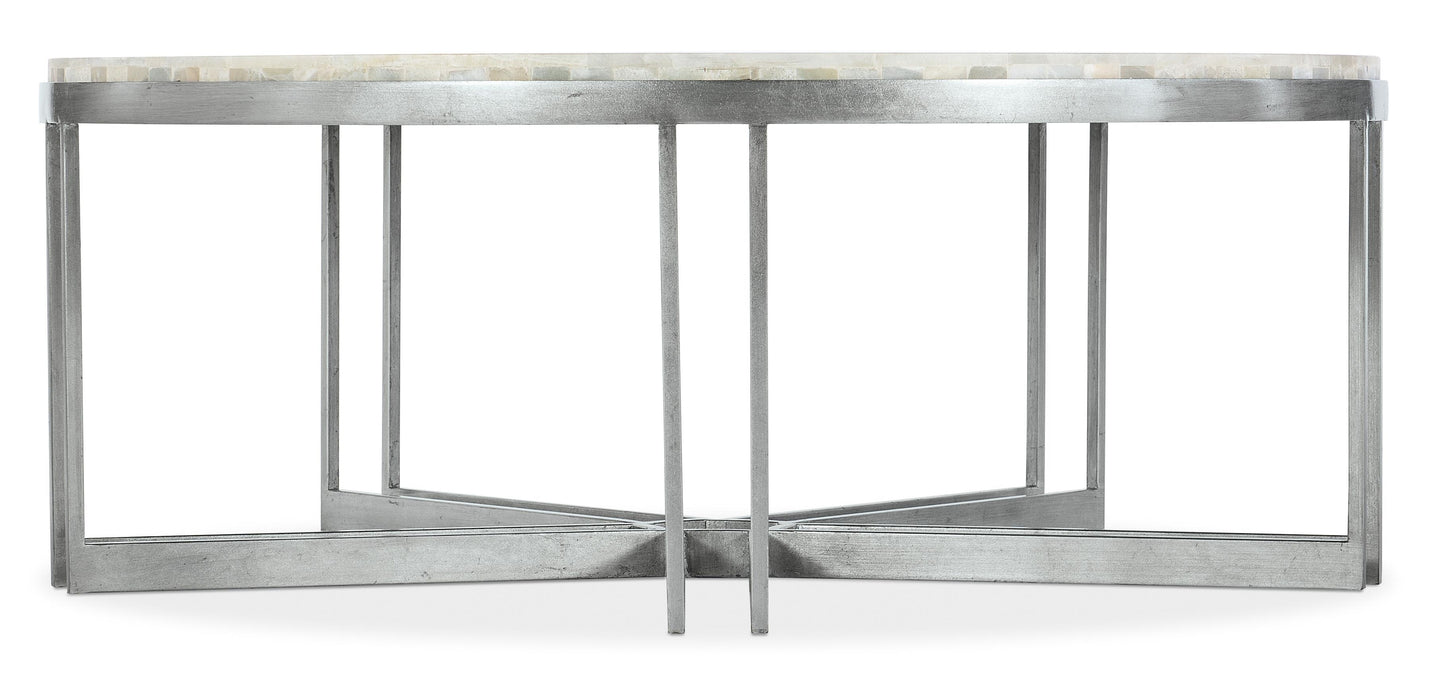 Melange Marin Round Cocktail Table - Vicars Furniture (McAlester, OK)