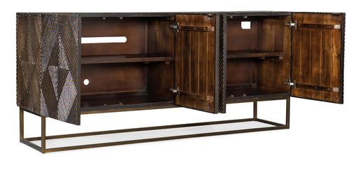 Melange Marcellus Four Door Credenza - Vicars Furniture (McAlester, OK)