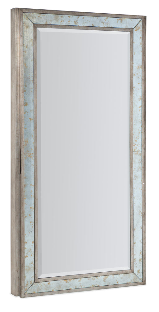 Melange McAlister Floor Mirror w/ Jewelry Storage - Vicars Furniture (McAlester, OK)