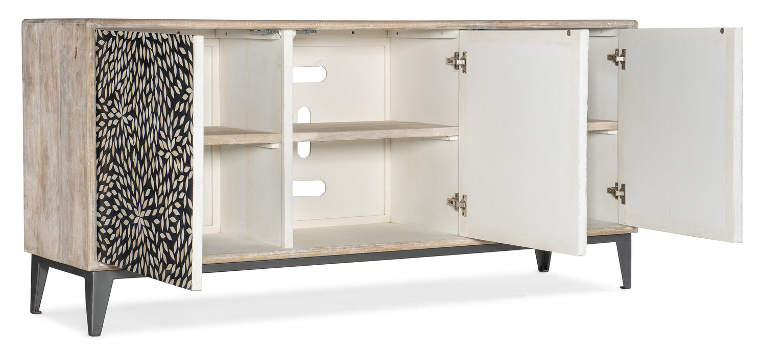 Melange Petrina Three Door Credenza - Vicars Furniture (McAlester, OK)