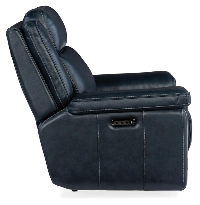 Montel Lay Flat Power Recliner with Power Headrest & Lumbar - SS705-PHL1-047 - Vicars Furniture (McAlester, OK)