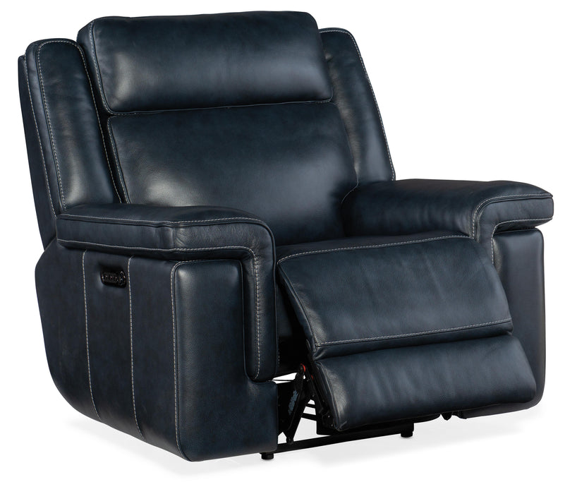 Montel Lay Flat Power Recliner with Power Headrest & Lumbar - SS705-PHL1-047 - Vicars Furniture (McAlester, OK)