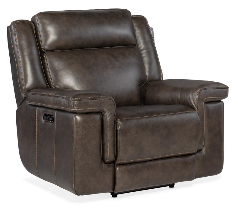 Montel Lay Flat Power Recliner with Power Headrest & Lumbar - SS705-PHL1-095 image