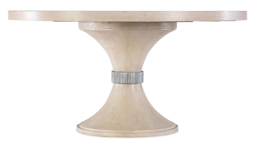 Nouveau Chic Round Pedestal Dining Table - Vicars Furniture (McAlester, OK)