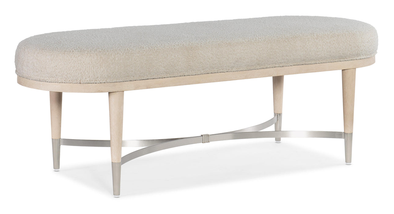 Nouveau Chic Upholstered Bench - Vicars Furniture (McAlester, OK)