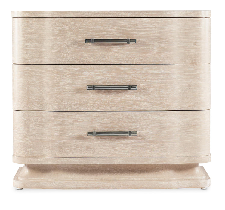 Nouveau Chic Three Drawer Nightstand - Vicars Furniture (McAlester, OK)