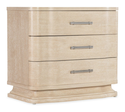 Nouveau Chic Three Drawer Nightstand - Vicars Furniture (McAlester, OK)