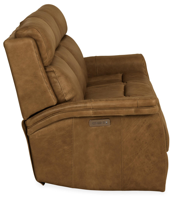 Poise Power Recliner Sofa w/ Power Headrest - Vicars Furniture (McAlester, OK)