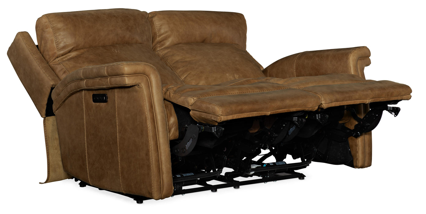 Poise Power Recliner Loveseat w/ Power Headrest - Vicars Furniture (McAlester, OK)