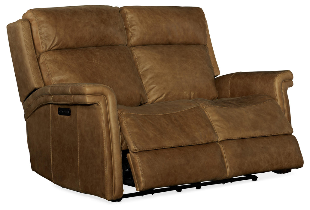 Poise Power Recliner Loveseat w/ Power Headrest - Vicars Furniture (McAlester, OK)